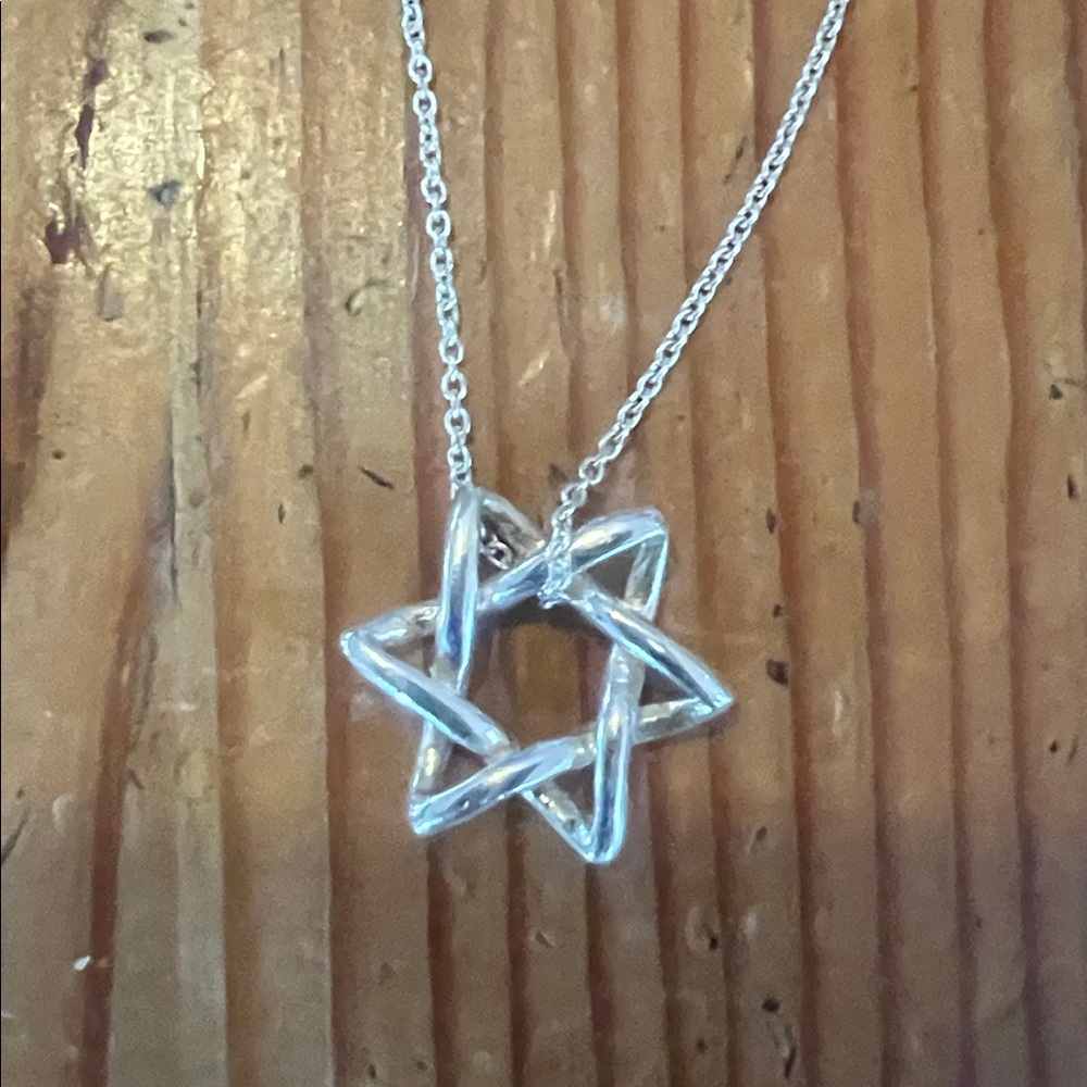 Israel Blessing Jewish Star with chain